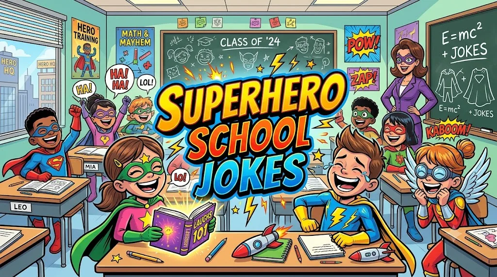 Superhero School Jokes