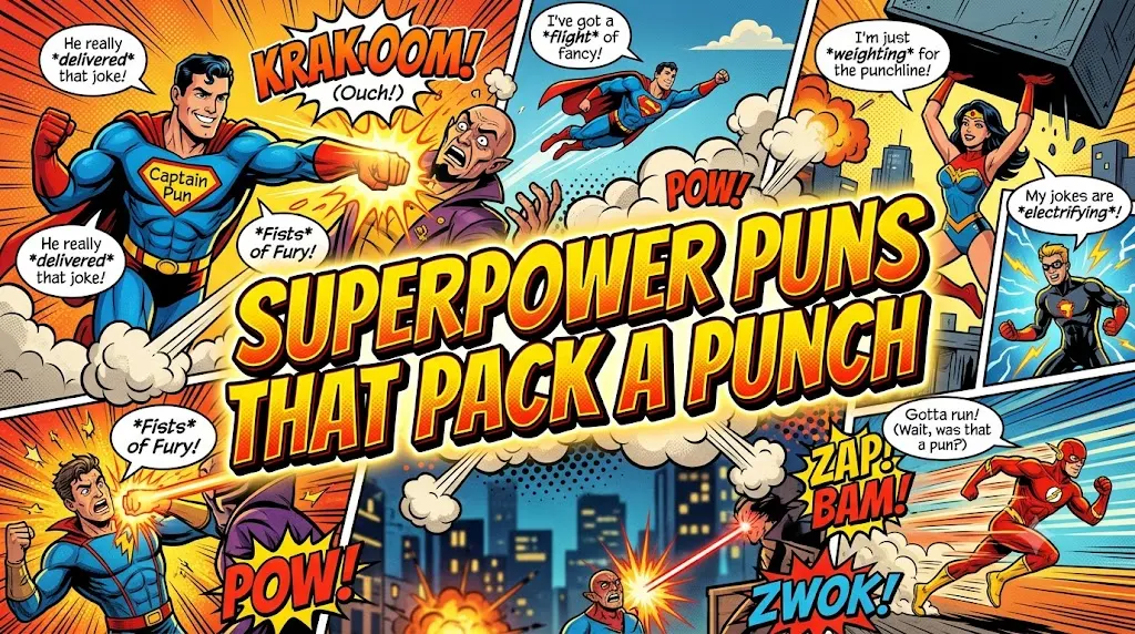 Superpower Puns That Pack a Punch