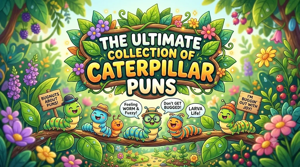 The Ultimate Collection of Caterpillar Puns