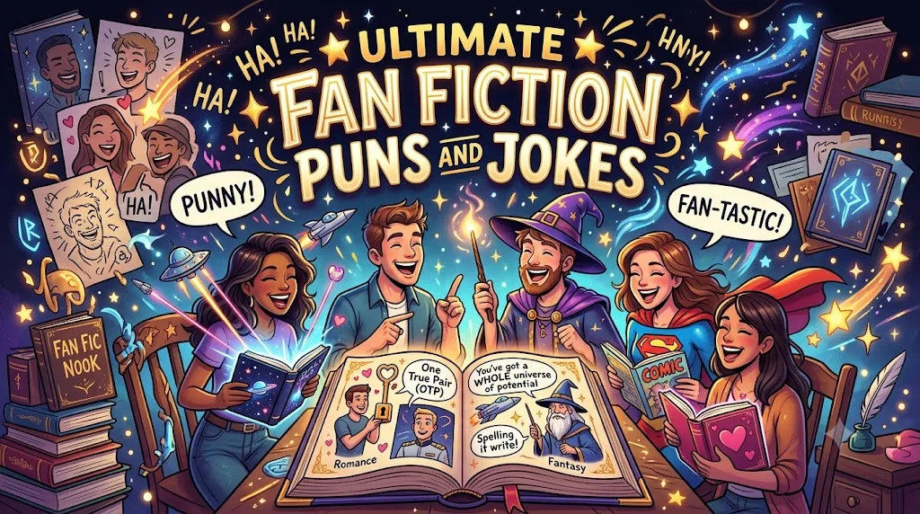 Ultimate Fan Fiction Puns and Jokes