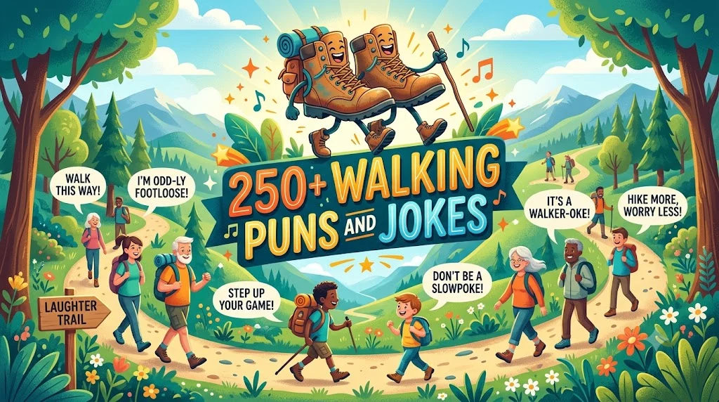 walking puns and jokes