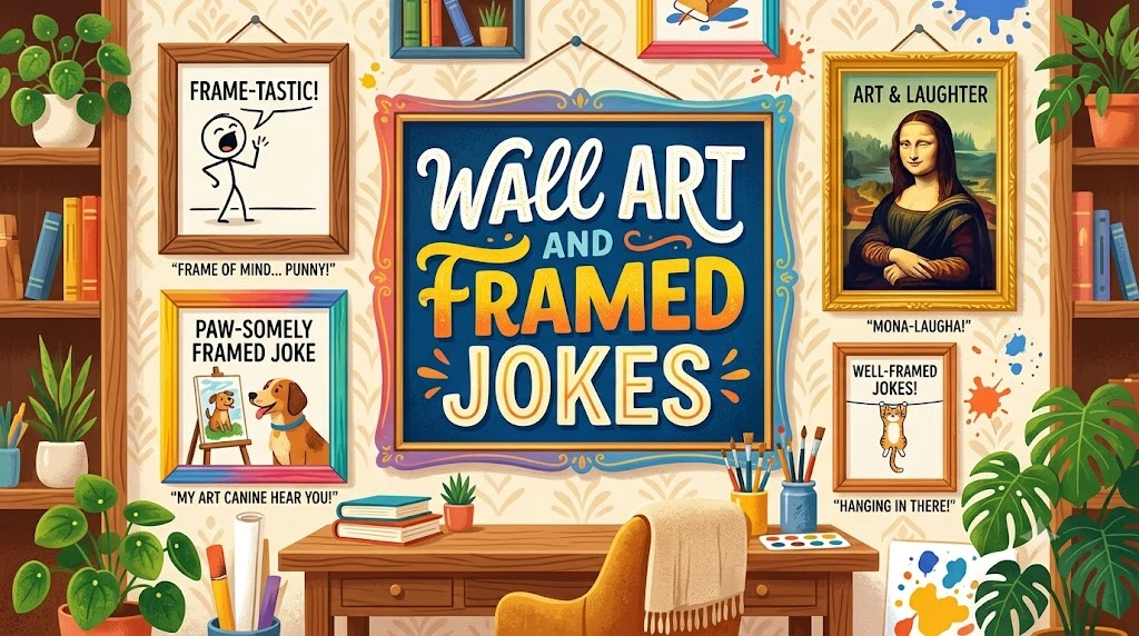 Wall Art and Framed Picture Jokes