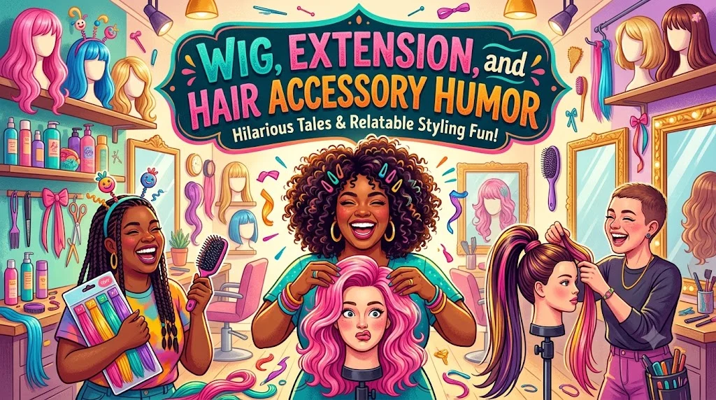 Wig, Extension, and Hair Accessory Humor