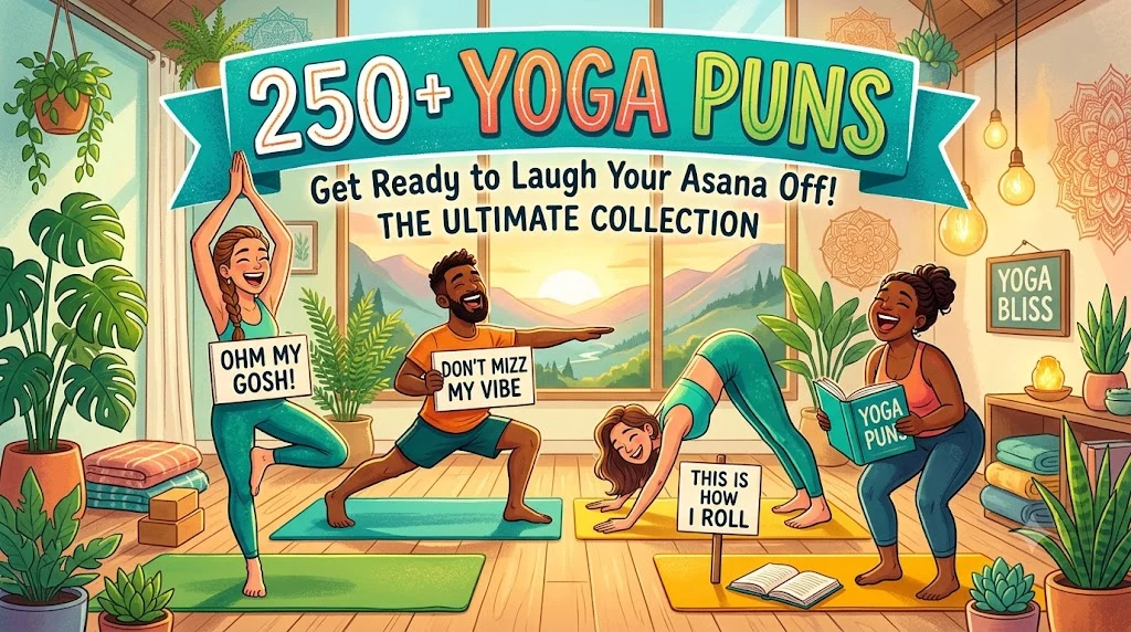 250+ Yoga Puns
