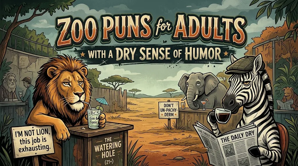 Zoo Puns for Adults With a Dry Sense of Humor