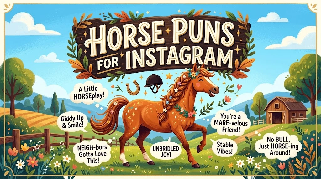 Horse Puns for Instagram