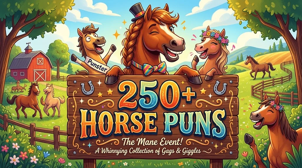 250+ Horse Puns